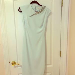 Ted Baker Light Blue Bodycon Dress. Size 1.